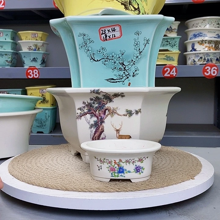 紫砂花瓶紫砂花盆