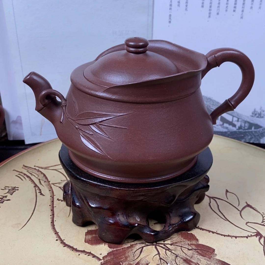 紫砂茶壶袁红梅全手四号井底槽清