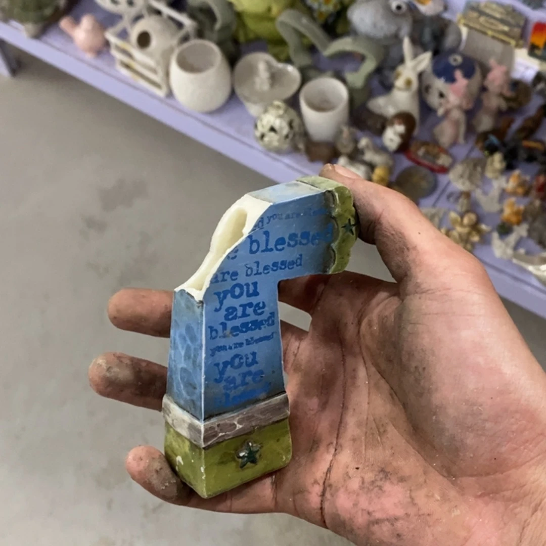 瓷片呦*❀工艺品默认微瑕不售后