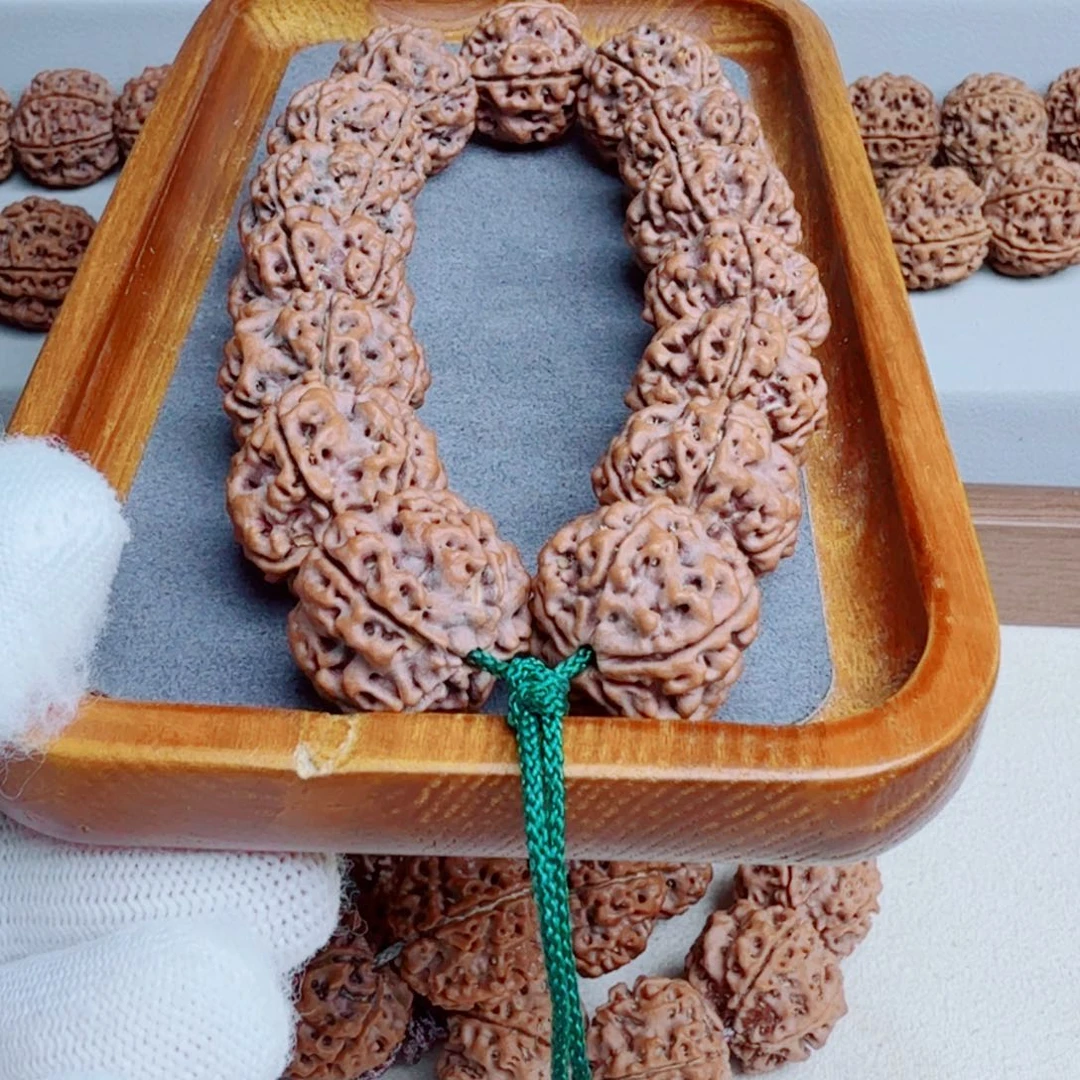 金刚菩提吊坠原生态安娜老籽五星蜂窝双龙订制21 +姜黄皮