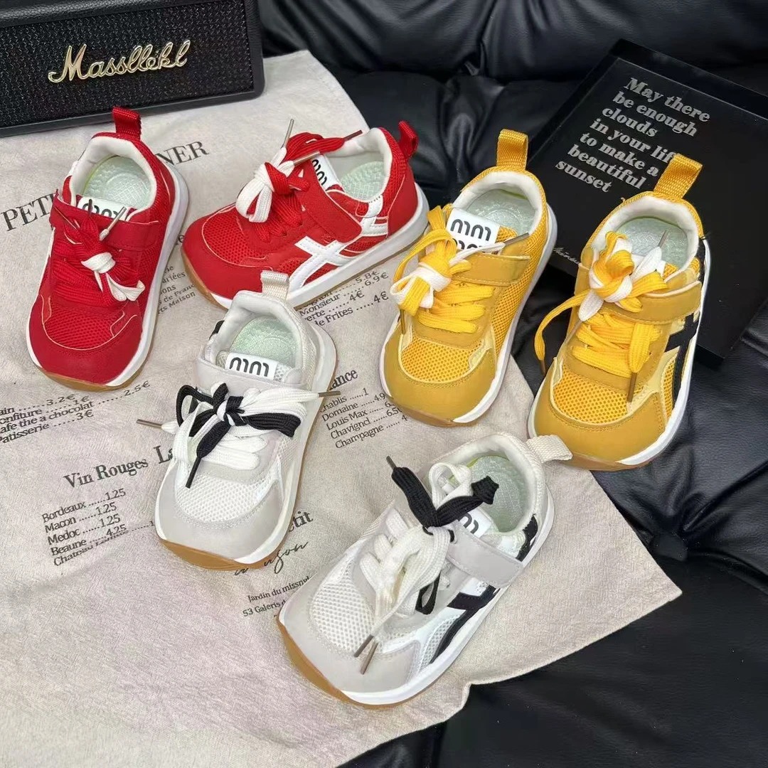 儿童运动鞋网面透气男童鞋秋季女童网鞋软底宝宝鞋子250188