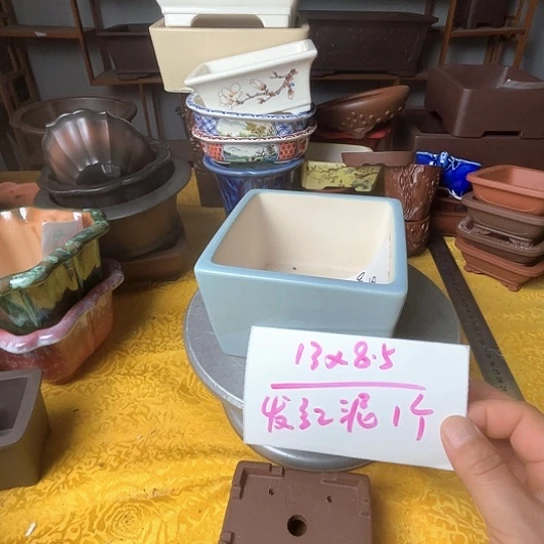 紫砂花瓶风****鱼紫砂花盆