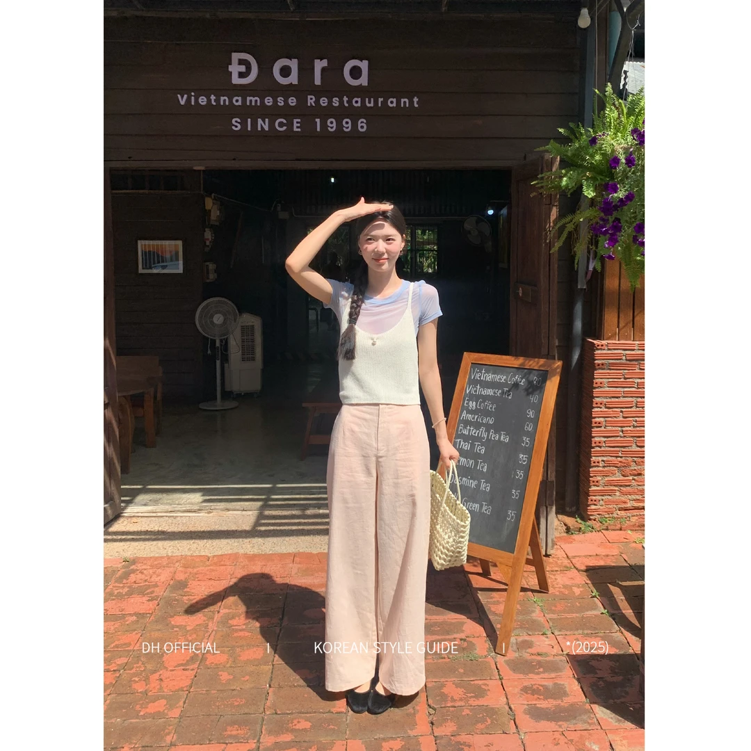 DH OFFICIAL 大花【清透一夏 Clear】气质温柔优雅百搭雪纺衫