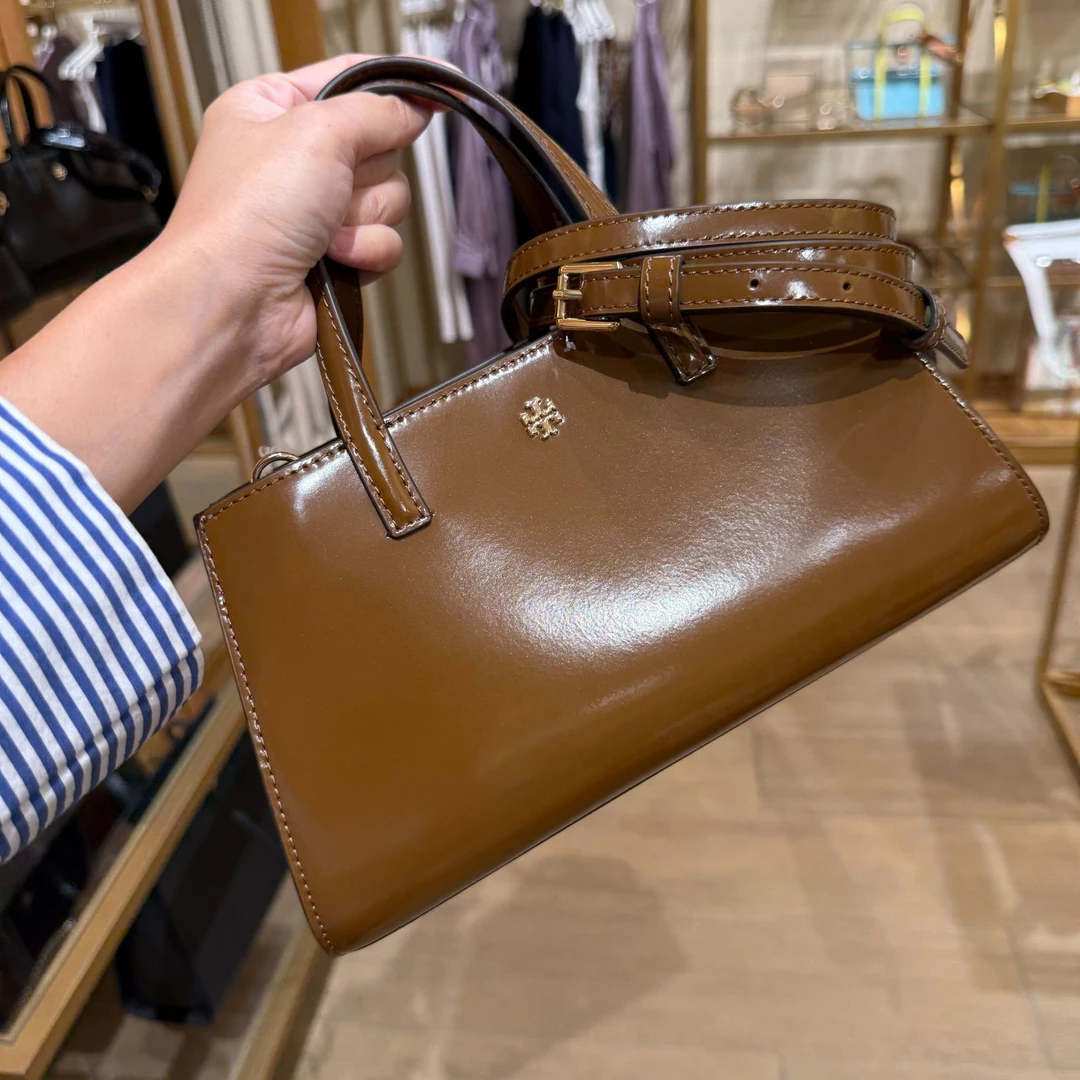 未使用 TORY BURCH/汤丽柏琦 大号手提戴妃包 杀手包