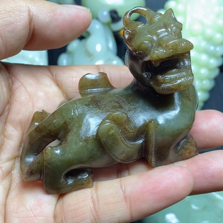 和田玉颈饰未镶嵌祥***7