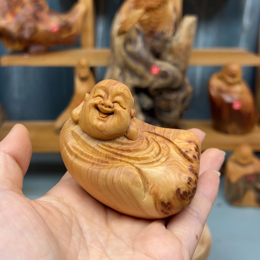 用***9柏木崖柏木摆件手把件，