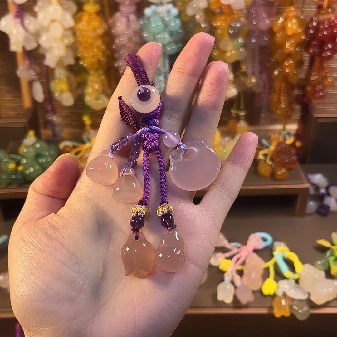 玛瑙/玉髓未镶嵌车挂