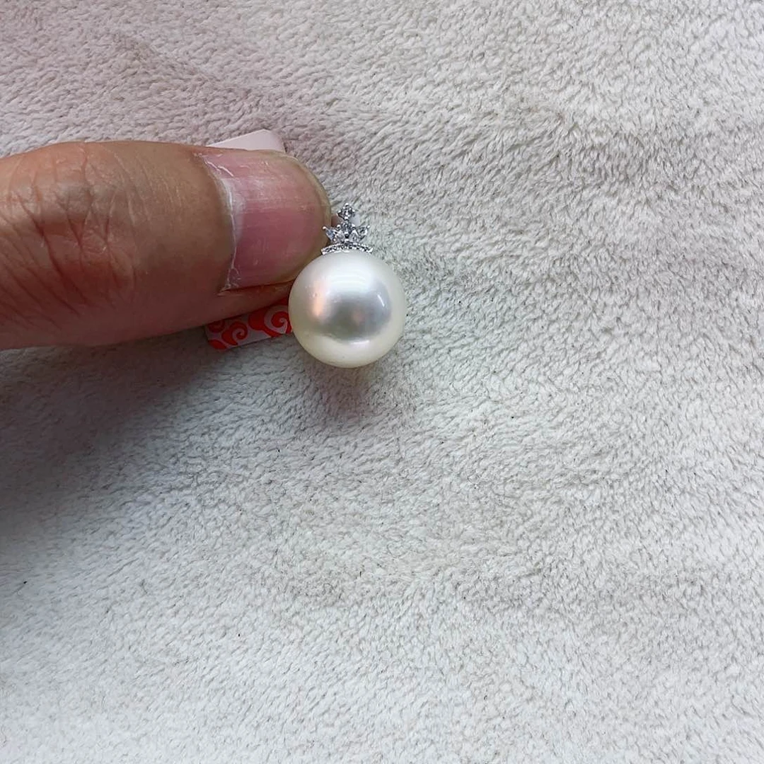 海水珍珠颈饰18K金镶嵌