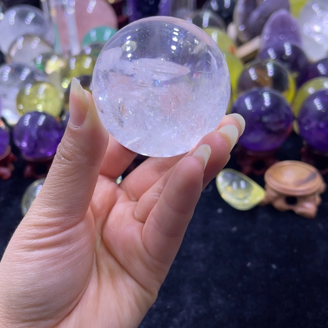 水晶未镶嵌珠宝半成品MZh1235（5.1公分）