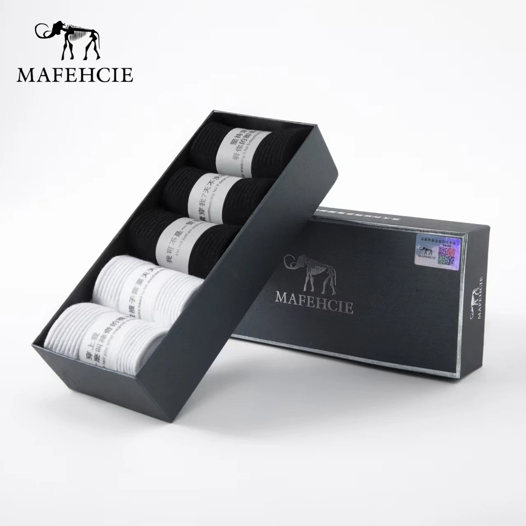 【郭哥专属】MAFEHCIE 中长款棉袜不臭脚不闷脚百搭男袜 K250888