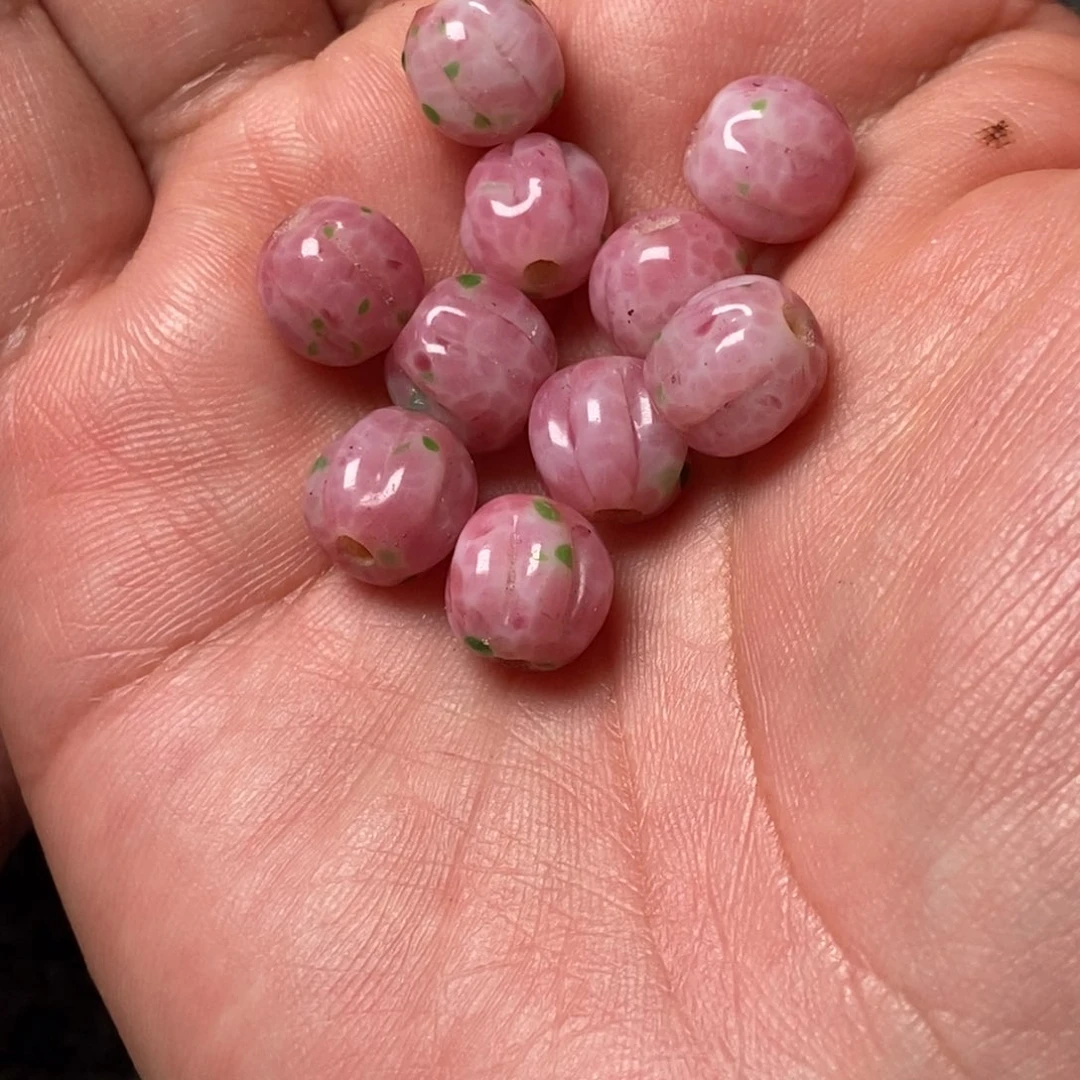 玻璃颈饰琉璃10mm珠子