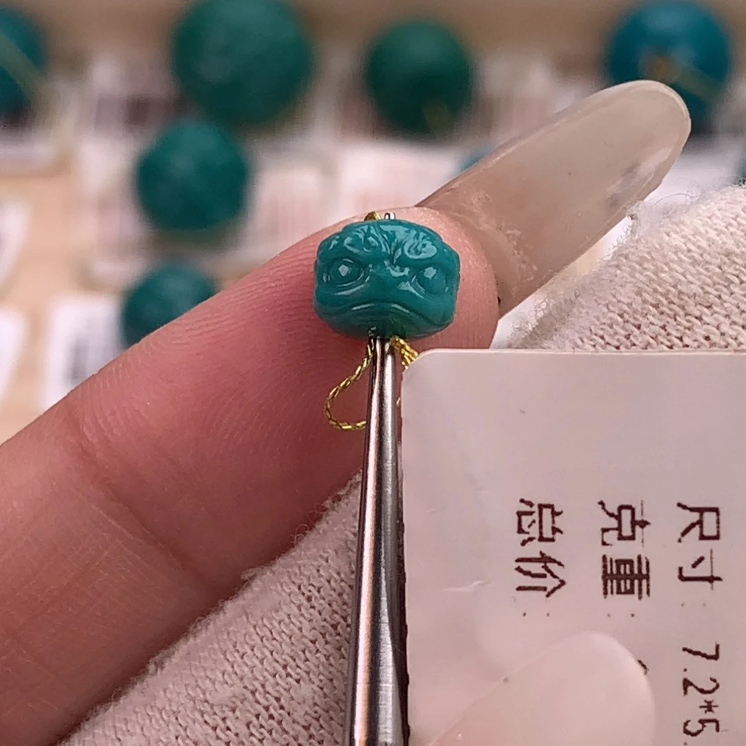 绿松石未镶嵌配饰柯7.2*5.9