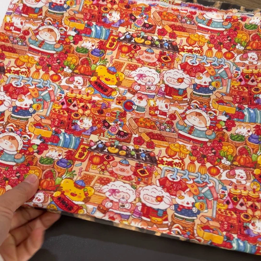 棉一米价纯棉8安帆布1.5米宽果子块