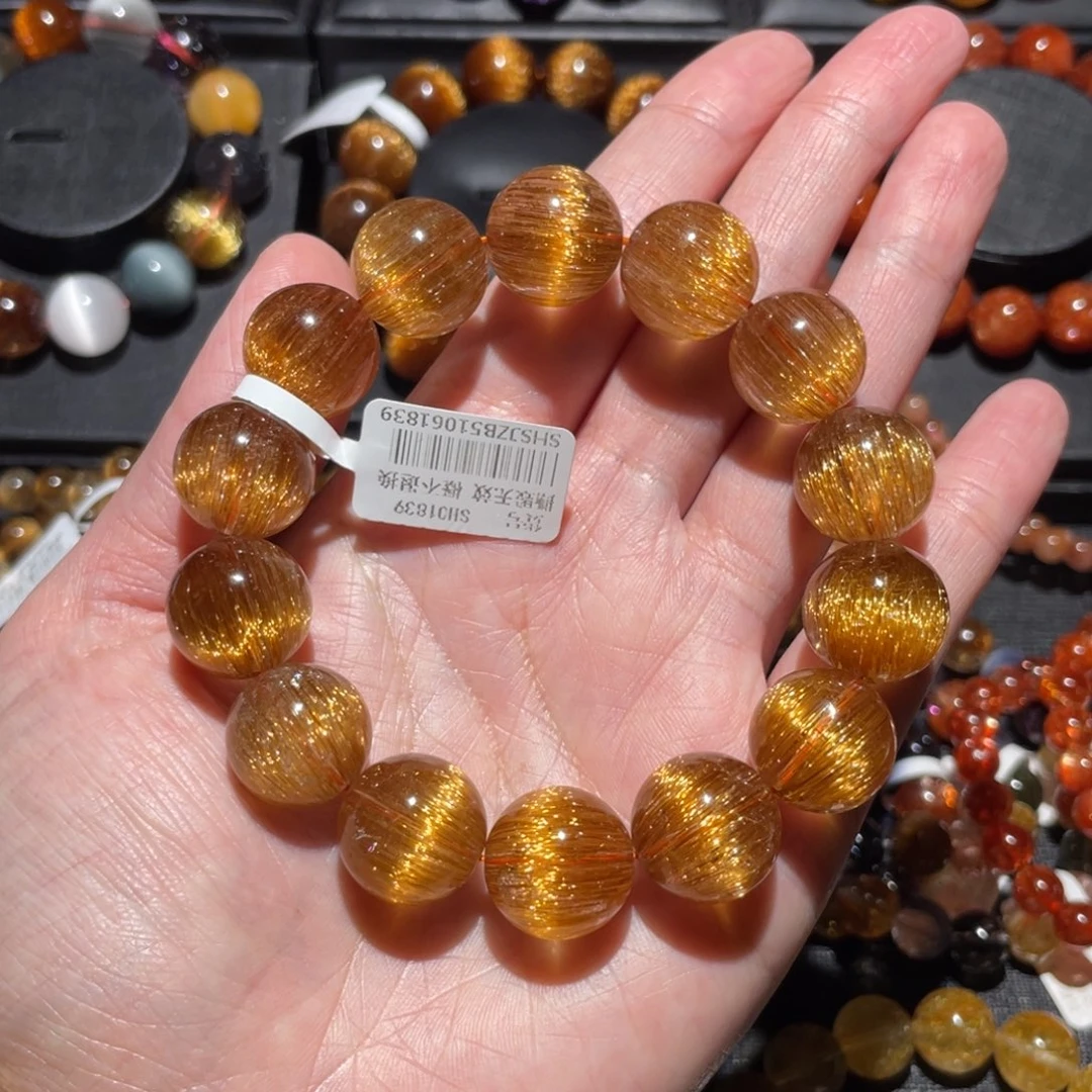 未镶嵌水晶手链铜顺发16mm