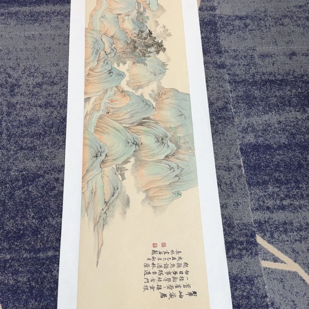 国画国画作品山水花鸟