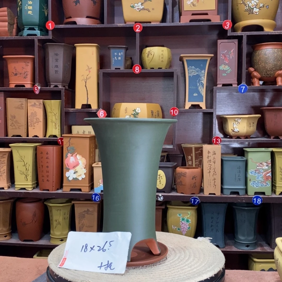 紫砂艺术紫砂花盆