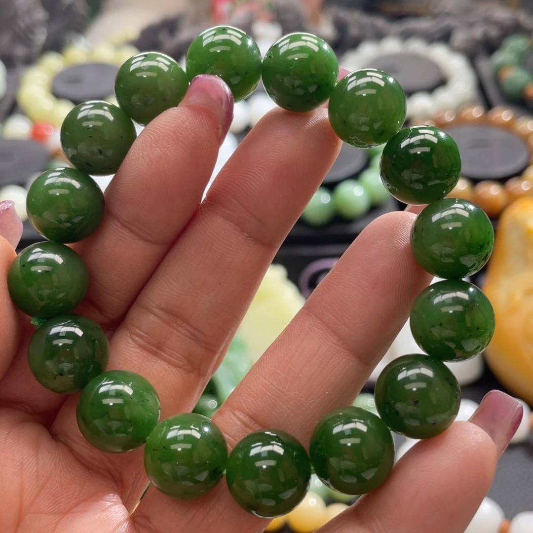 和田玉手串未镶嵌