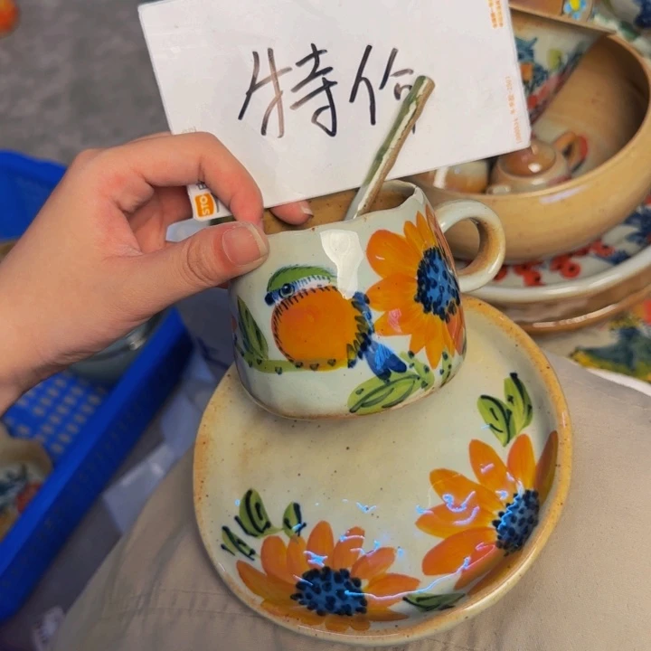 瓷片景德镇陶瓷手工手绘