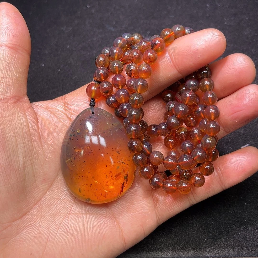 未镶嵌琥珀手串缅甸琥珀95