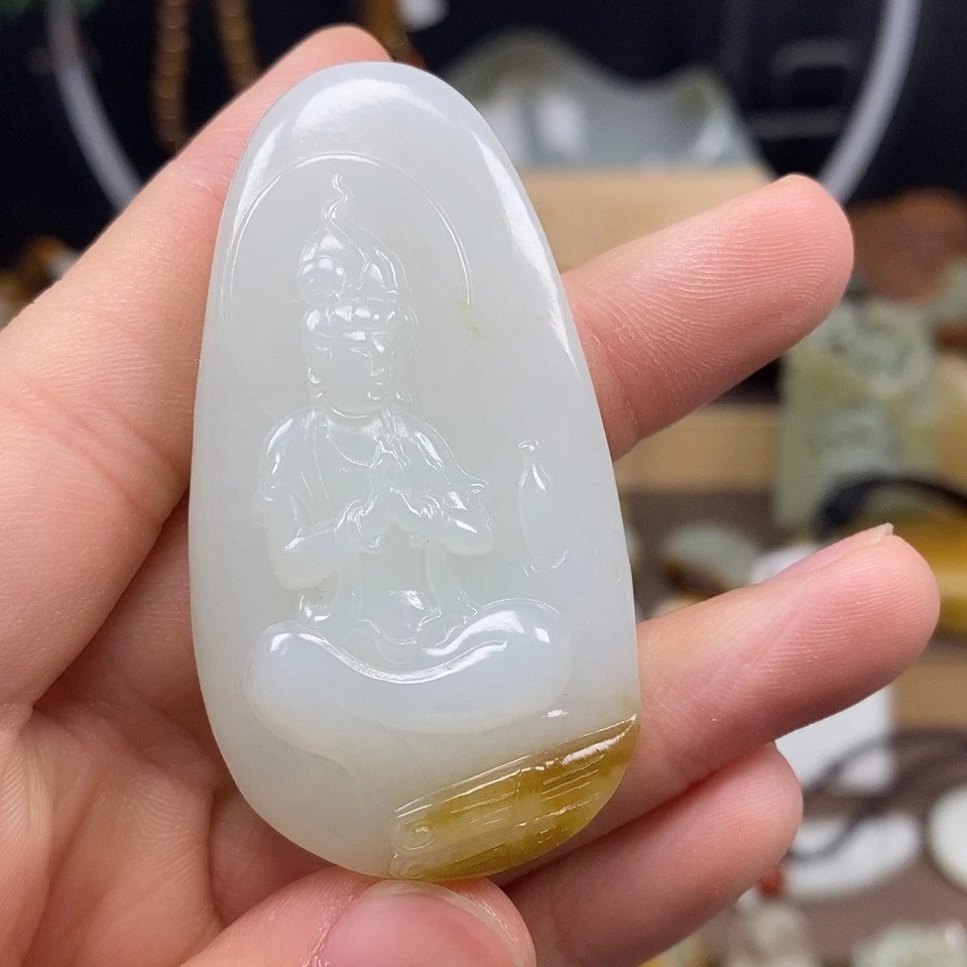 和田玉颈饰未镶嵌未**期