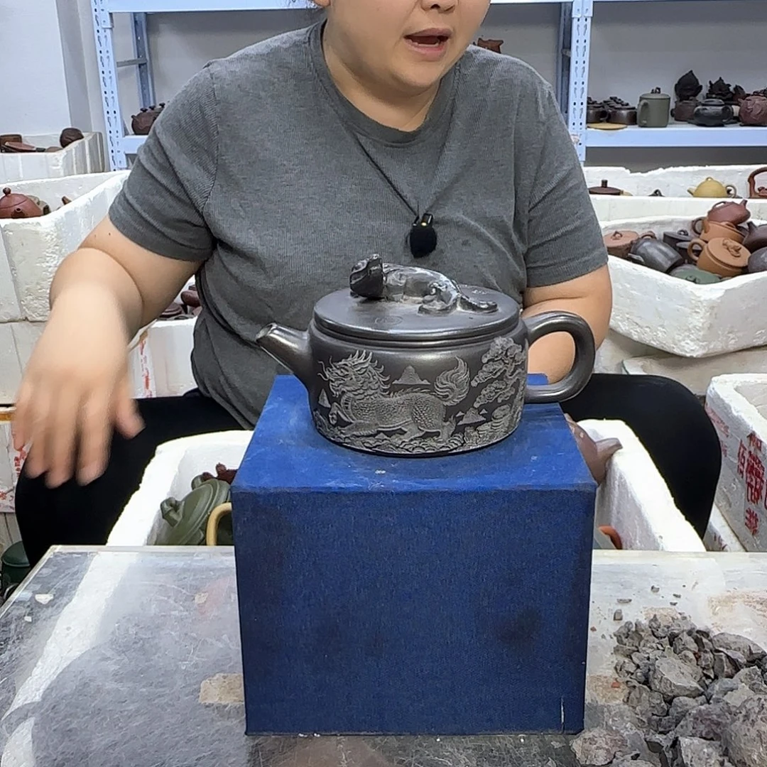 茶壶紫砂宜兴紫砂壶瑕疵