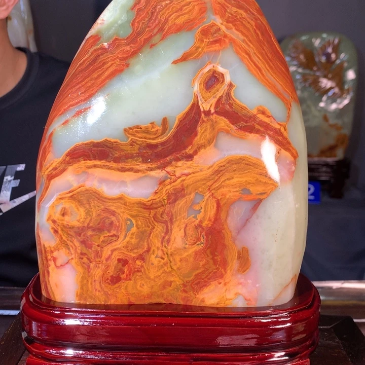 石材天然原石摆件