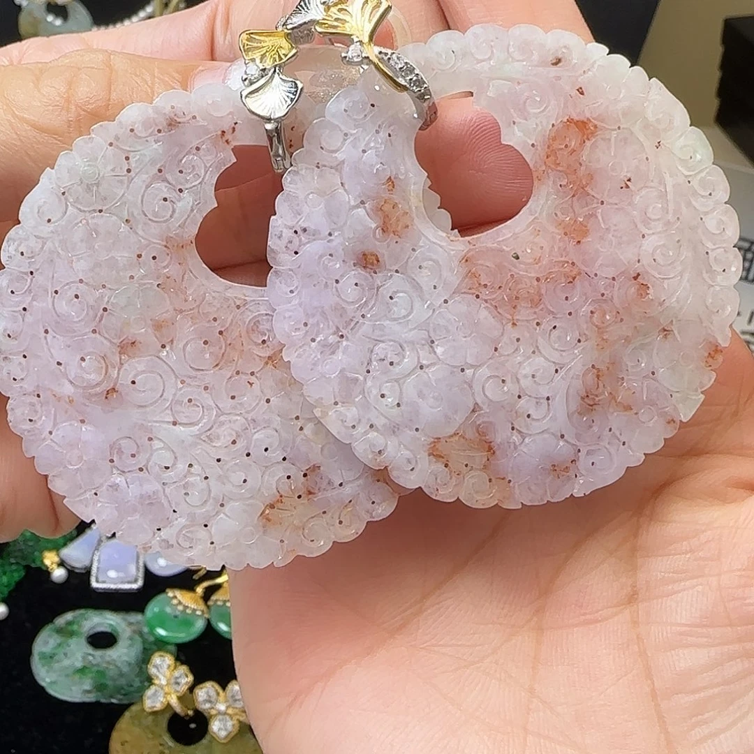 w***好翡翠银S925镶嵌颈饰