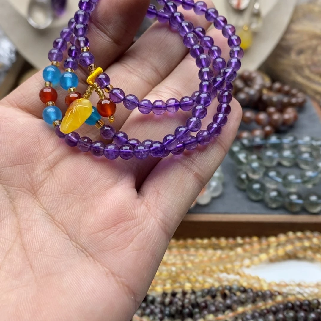 水晶手链未镶嵌三圈