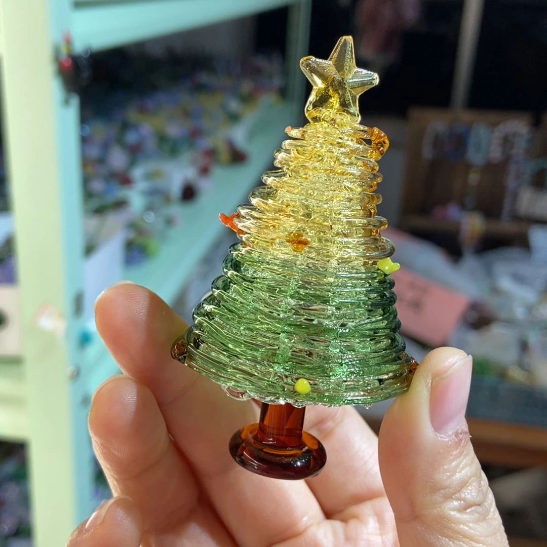 手工艺品琉璃金绿