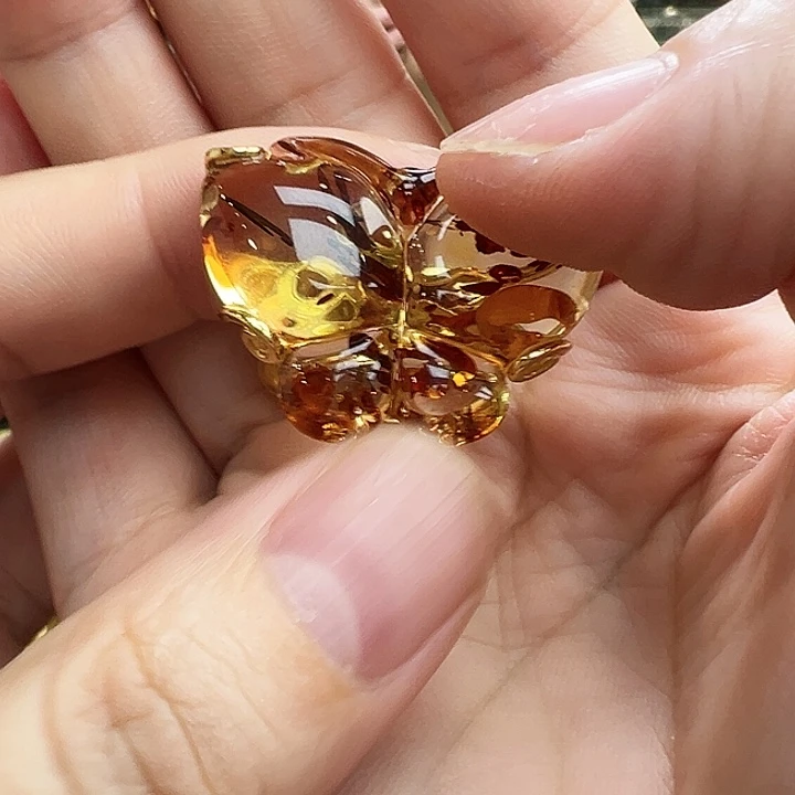 琥珀银S925镶嵌珠宝奇石