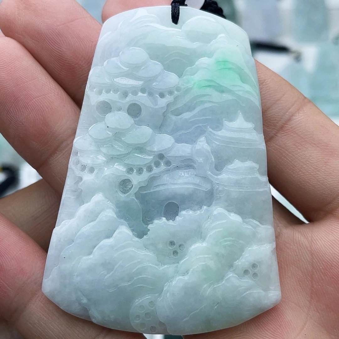 颈饰未镶嵌翡翠翡翠