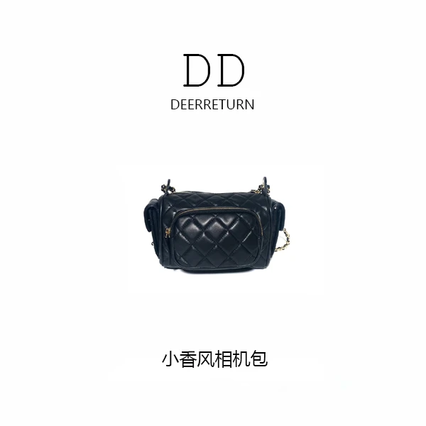 DD【黑金相机口袋包】菱格链条时尚低奢轻奢经典时尚百搭气质相机包