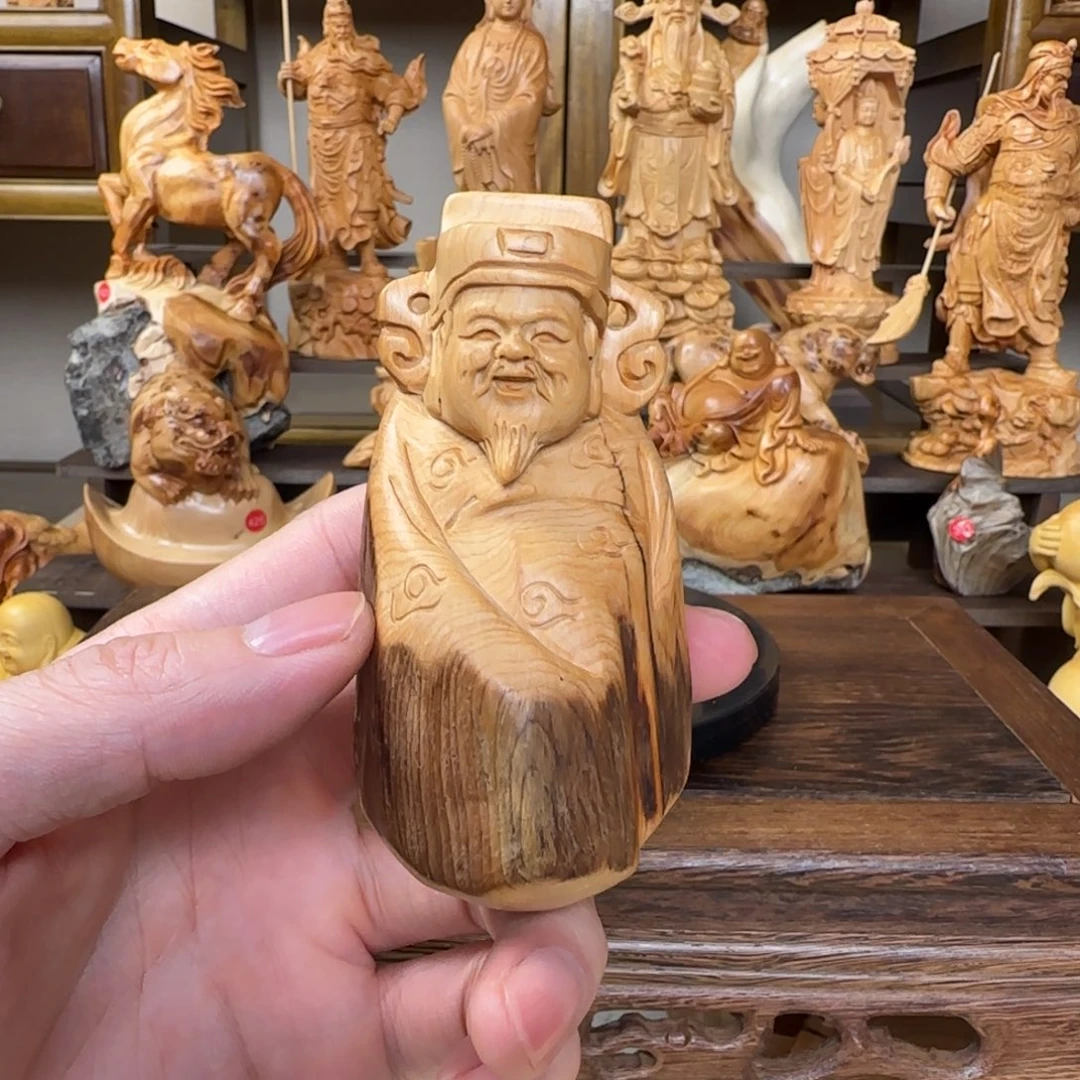 崖柏小木匠艺雕一物一拍