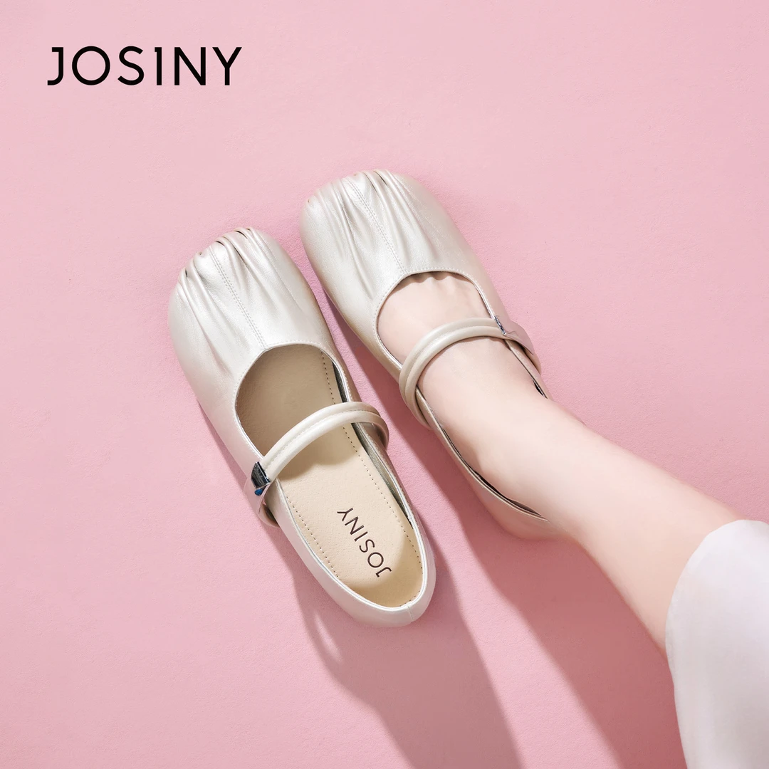 卓诗尼玛丽珍女鞋2025夏季新款法式时尚百搭软底单鞋522A14711