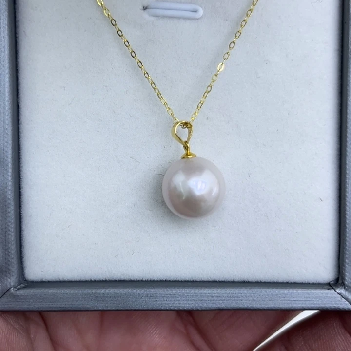 淡水珍珠颈饰银S925镶嵌