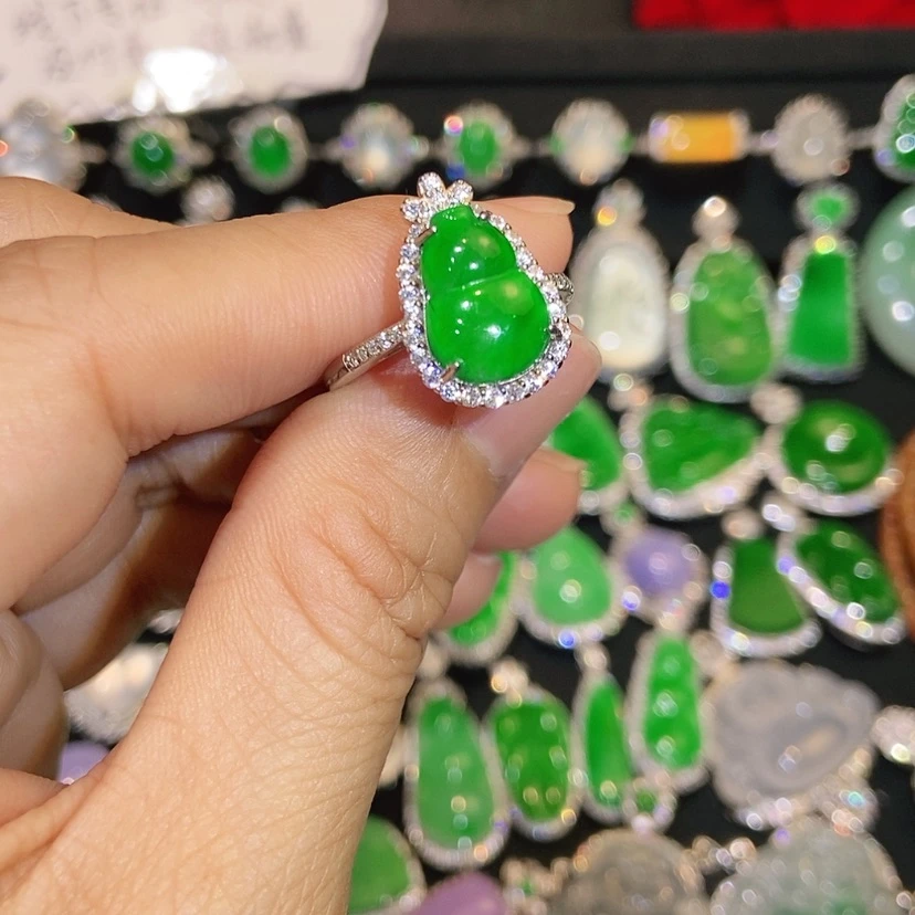 【闪购商品】翡翠戒指未镶嵌天然翡翠
