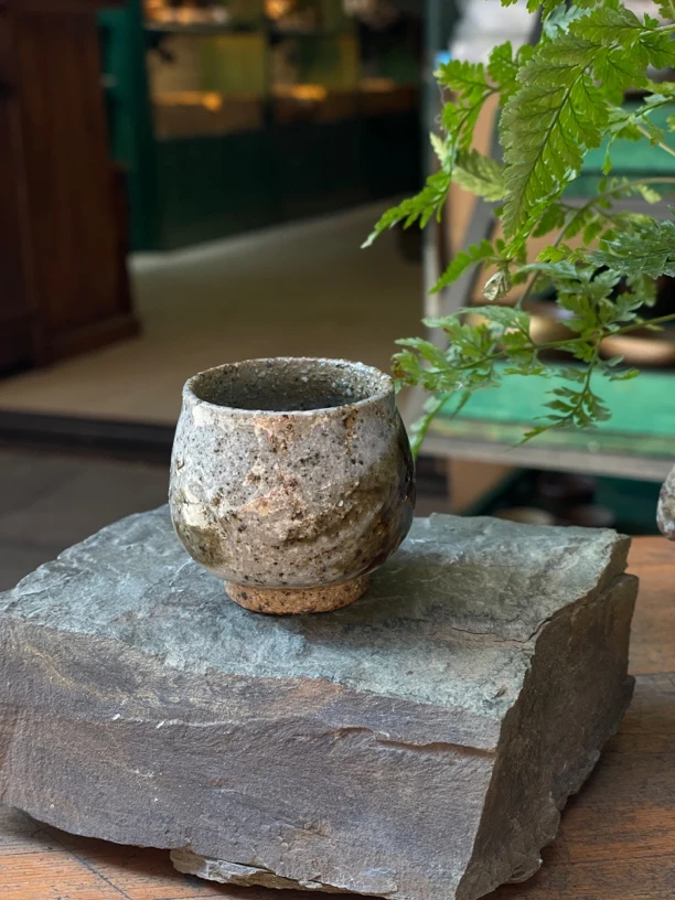 申活藝術云南柴烧手作粗陶闻香杯复古创意茶具陶瓷家用纯手工