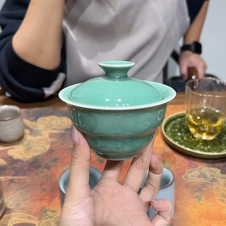 云间青瓷龙泉小米茶器