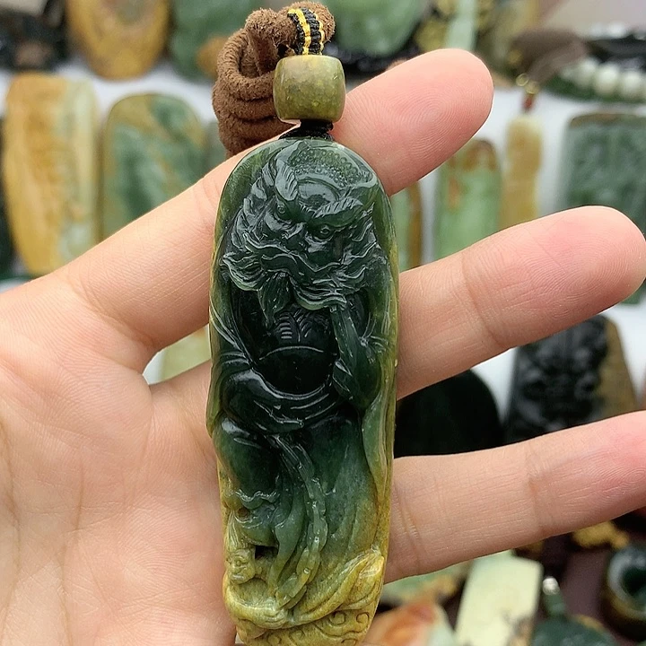岫岩河磨玉（透闪石质玉）未镶嵌挂件