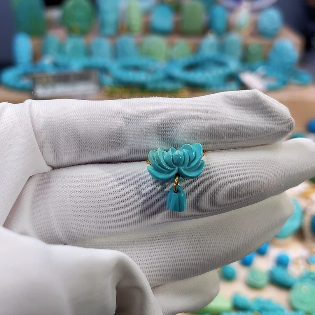 绿松石珠宝奇石未镶嵌