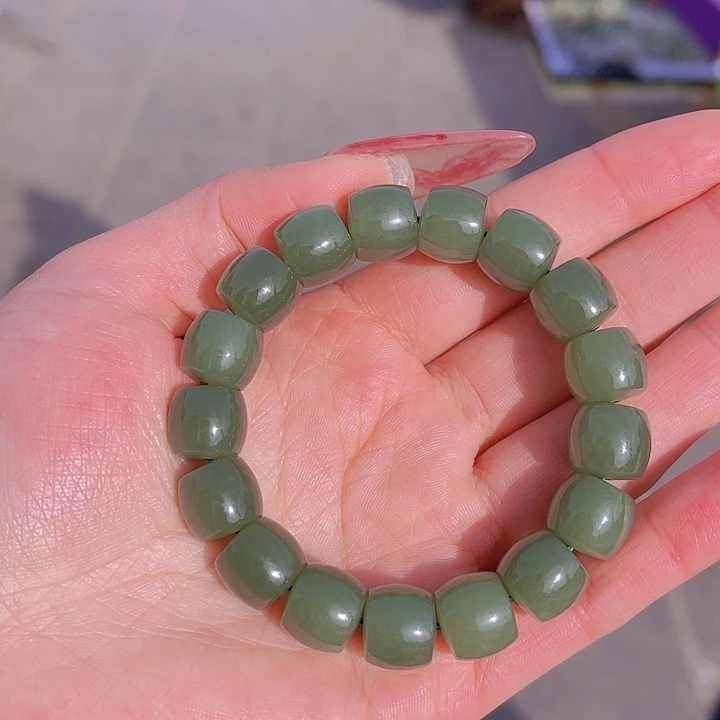 和田玉手串未镶嵌