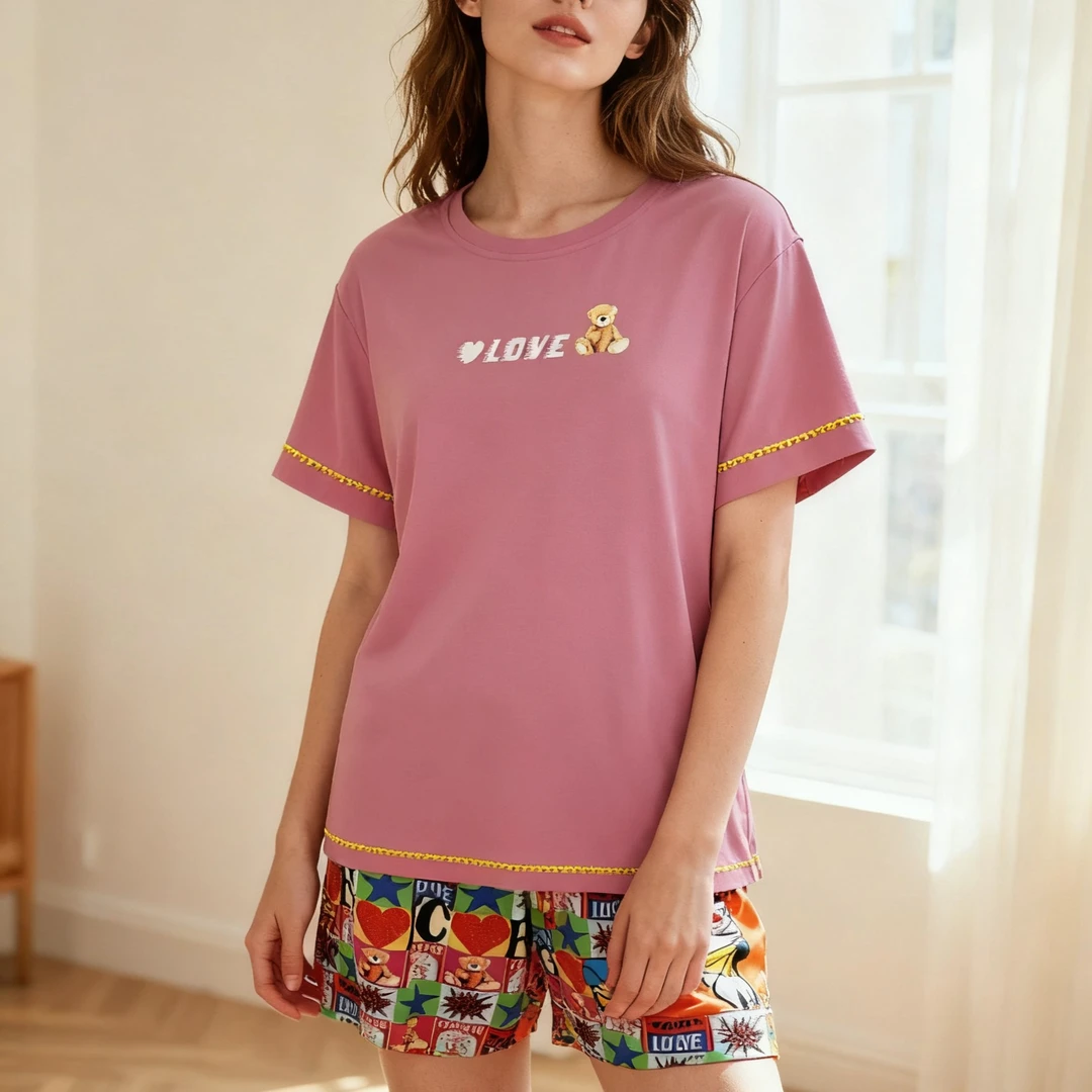 亲亲吾衣超爽棉可外穿女士家居服