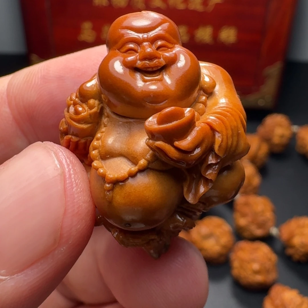 深***路橄榄核手串/手链弥勒