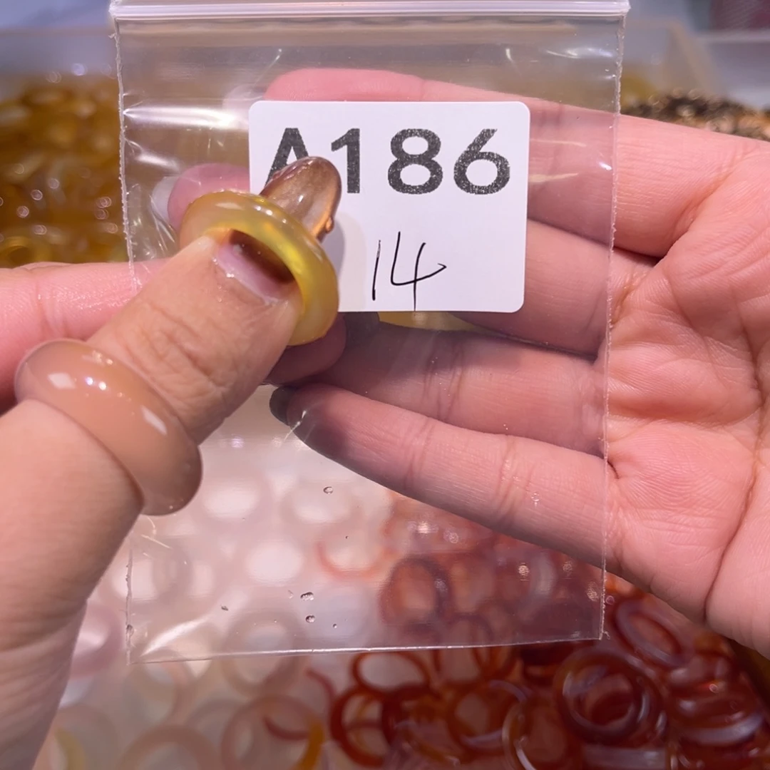 玛瑙/玉髓未镶嵌戒指186