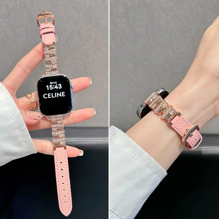 适用华为fit4手表带新款watchfit4pro夏季女款华为fit3小香风表带