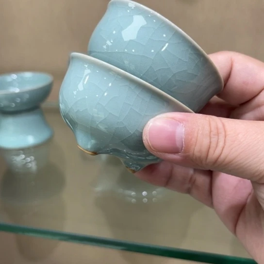 瓷片陶瓷茶具汝瓷茶具