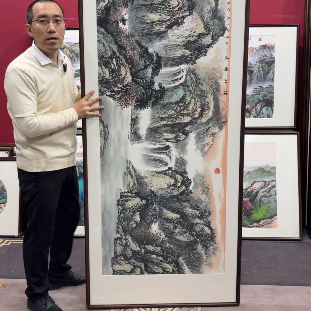 国画手绘作品210/80