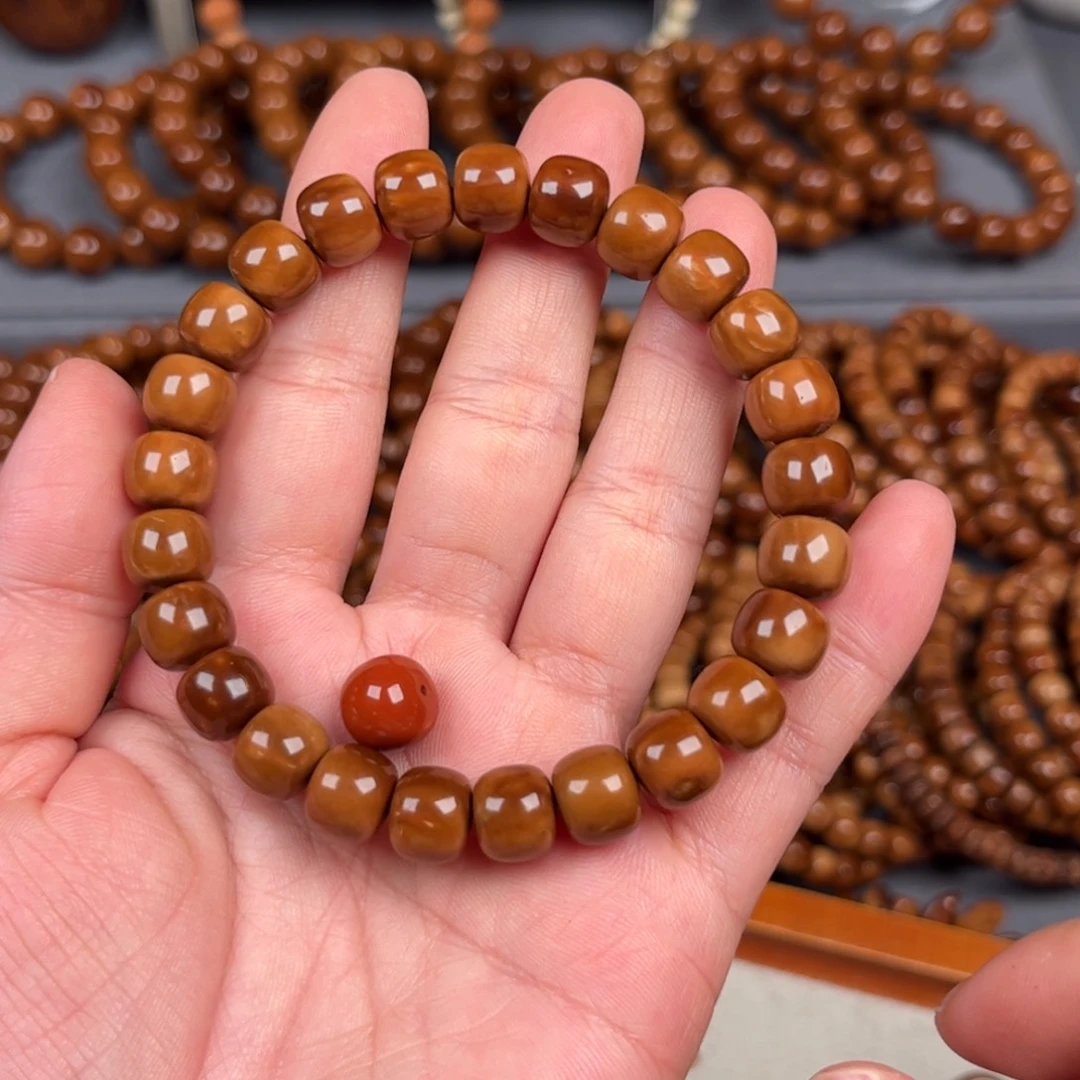 芒***鸡果皮库克单圈老型珠8*9mm➕配饰