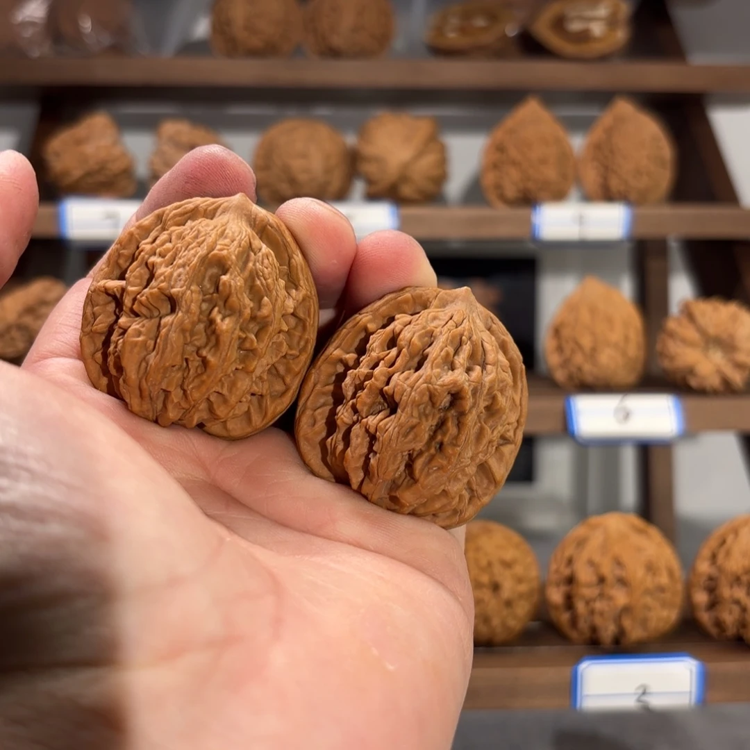 吊坠文玩核桃40麦穗虎头