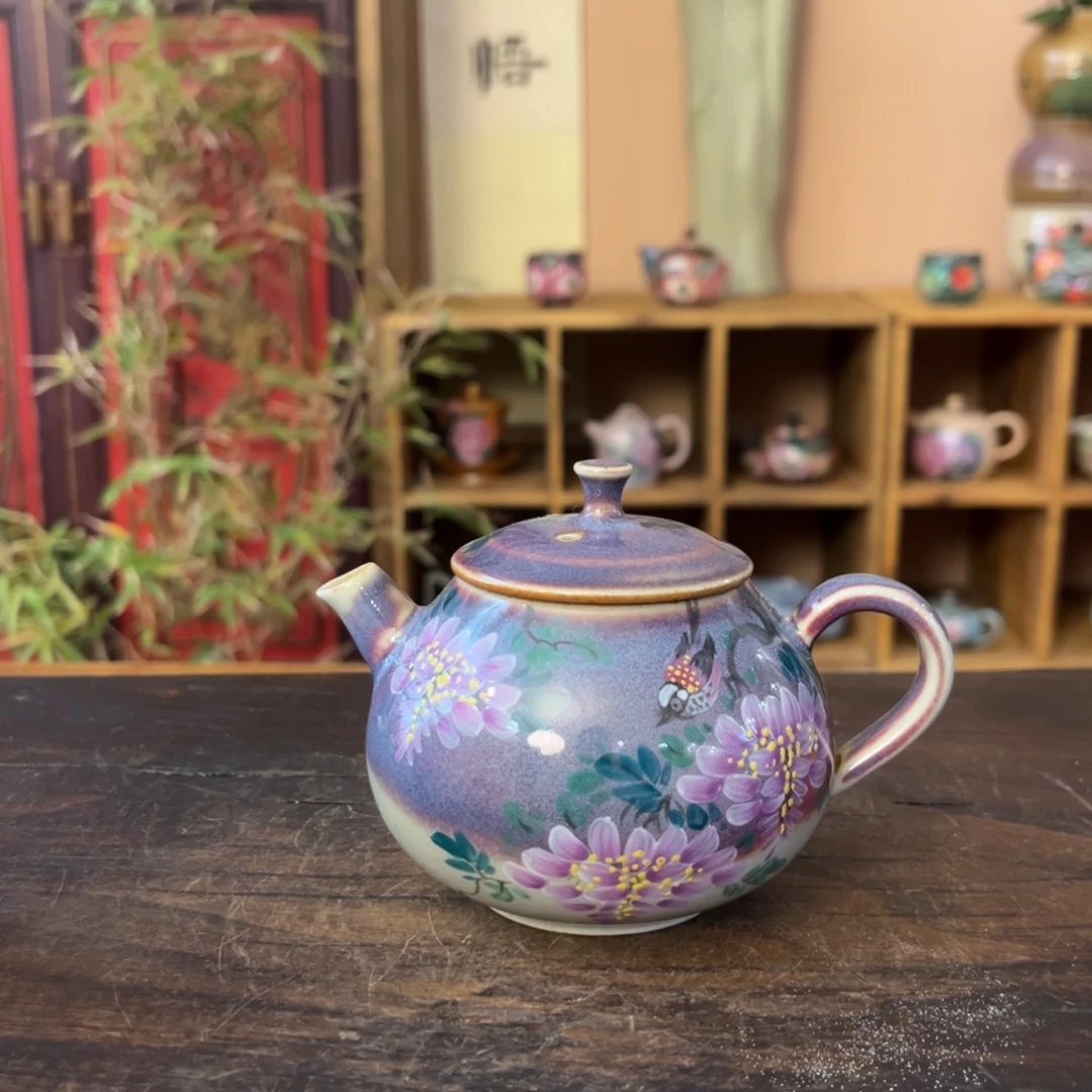 柴烧手工手绘陶瓷